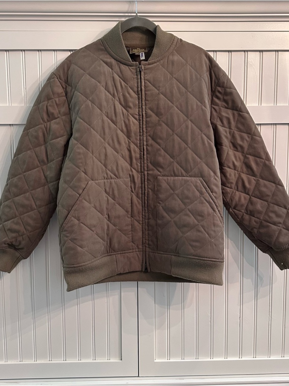 Kevin's Fine Outdoor Gear & Apparel Quilted Bomber Jacket - Brown XS